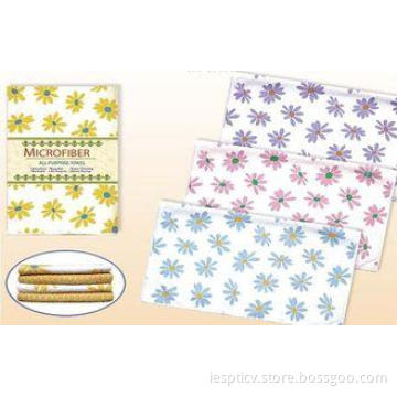 Customized super absorbent Hygienic Microfiber Shower Towel